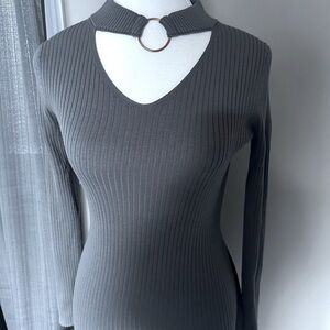 Say What? Grey Sweater Dress in a size Medium. Good cond.
